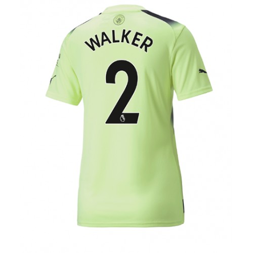 Dres Manchester City Kyle Walker #2 Rezervni za Žensko 2022-23 Kratak Rukav